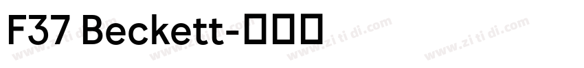 F37 Beckett字体转换 F37 Beckett字体转换